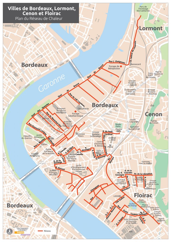 Bordeaux rive droite : le futur réseau de chaleur durable desservira 28 000 logements