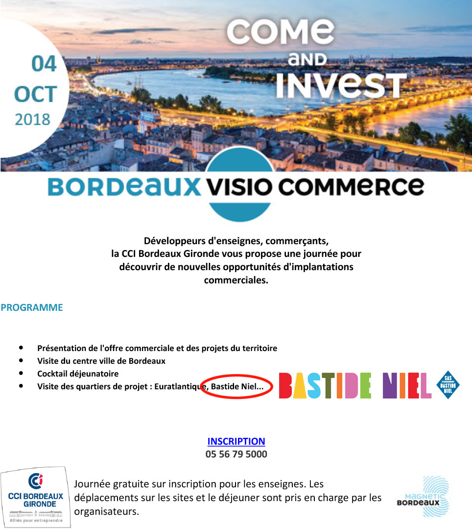 Visitez Bastide Niel avec Bordeaux Visio Commerce !