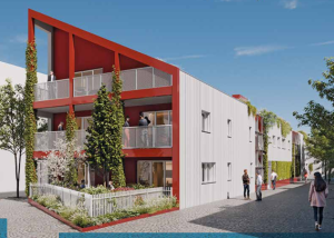 Visuel du futur îlot B137