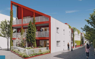 Visuel du futur îlot B137