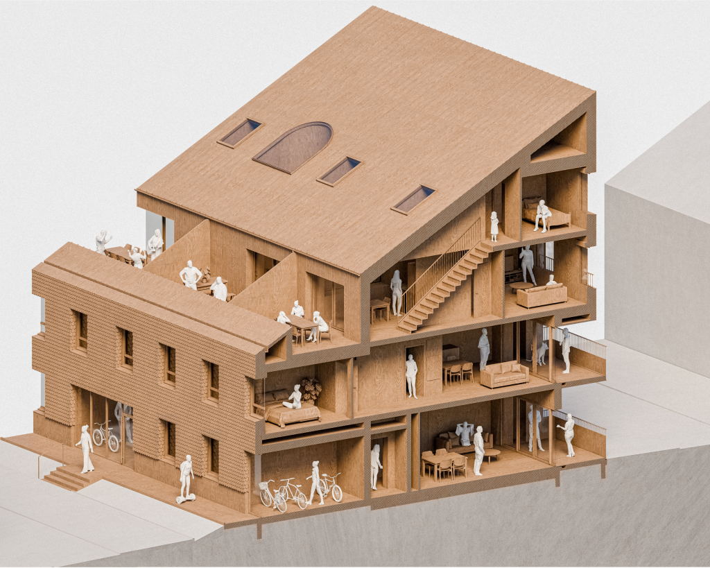 urbanmakers & aaNN construisent 65 logements sociaux à Bastide Niel