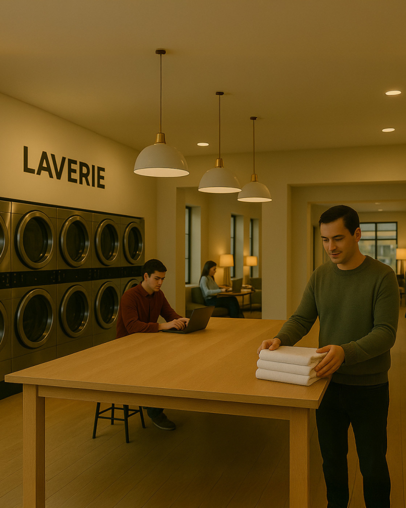 Laverie partagée de la résidence EVA à Bastide Niel à Bordeaux un service mutualisé pensé pour simplifier le quotidien des habitants