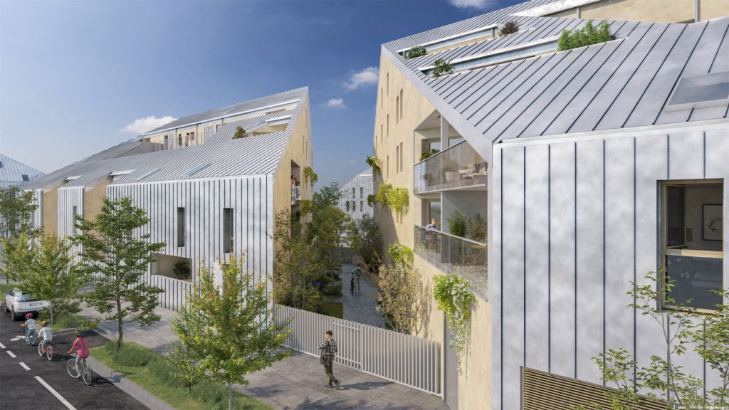 Bastide Niel : Patio, 44 nouveaux logements en accession sociale à la propriété ©2pixels