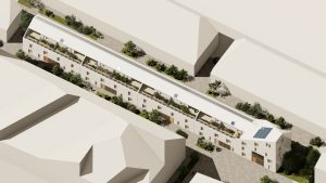 Thierry Girault architecte construit la résidence sociale La Rose Blanche à Bastide Niel